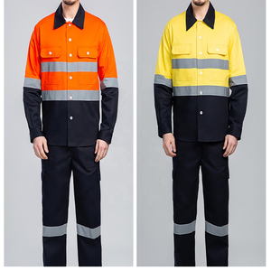 Vêtements de travail pour hommes sur mesure en gros, vêtements de travail ignifuges réfléchissants, uniforme de sécurité haute visibilité, veste de travail d'hiver et logo personnalisé - Product Image 3