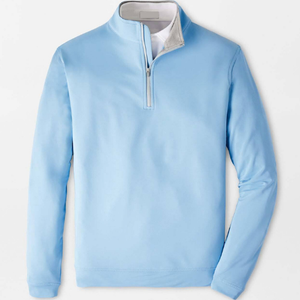 Oem Solid Men's Sport Quarter 1/4 <b>Zip</b> Running Jogging Workout Golf Quarter <b>Zip</b> Pullover Sweatshirts - Product Image 4