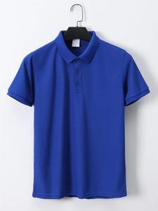 Camisetas Polo para Hombre Talla Grande, 210 g/m², Algodón Grueso de Alta Calidad, Polos Personalizados de Moda para Hombre, Transpirables, Talla XL, con Botones y Estampado - Product Image 5