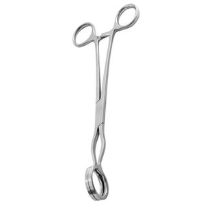 Fórceps de sujeción de lengua Collin de la mejor calidad, herramienta de extracción de lazo de lengua, fórceps con mordazas de agarre ranuradas - Product Image 3