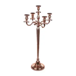 铝制高铜烛台高品质最新设计烛台用于婚礼装饰品烛光装饰