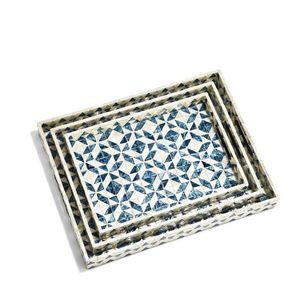 Platos para servir alimentos personalizados de alta calidad superventas bandejas para servir alimentos de nácar para el hogar y accesorios de utensilios de cocina - Product Image 5