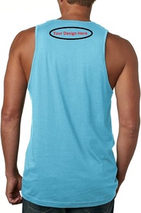 เสื้อกล้ามผ้าฝ้าย100% สไตล์ใหม่สำหรับผู้ชายเสื้อกล้ามโลโก้ตามสั่ง - Product Image 4