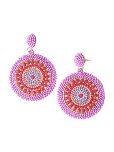 Boucles d'oreilles en perles faites à la main en gros, design bohème chic, bijoux de mode au meilleur prix - Product Image 4