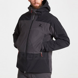 Chaqueta de lluvia cortavientos con cuello levantado impermeable de calle alta de invierno para hombre, de secado rápido y transpirable, a la moda para exteriores - Product Image 2