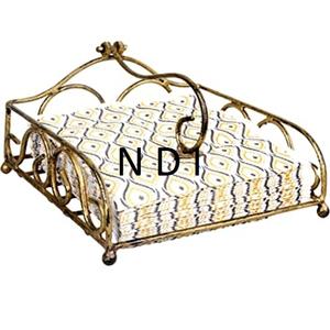 Support à serviettes tendance personnalisé, design élégant, finition noire thermolaquée, décoration pour cantines et restaurants - Product Image 2