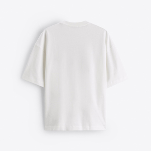 Camiseta de hombre 100% algodón logotipo personalizado diseño lujo calidad costilla cuello redondo oversize hombro caído streetwear camiseta en blanco para hombre - Product Image 6