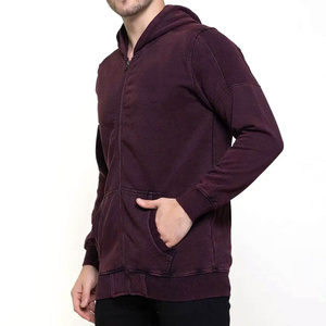 Sudaderas con Cremallera para Hombre de Algodón y Poliéster, MOQ Bajo, Moda de Invierno, Prendas Básicas, Mezcla de Algodón, Proveedor Mayorista - Product Image 2