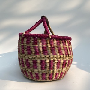 Cesta de almacenamiento con borde rojo para ropa sucia y artículos para el hogar, el mejor precio de Vietnam - Product Image 5