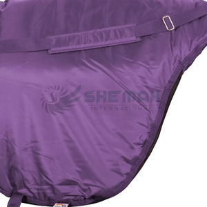 La bolsa de transporte de sillín inglés ligero con forro transpirable ofrece comodidad, durabilidad y comodidad para viajes o almacenamiento - Product Image 6