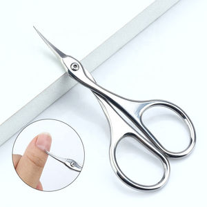 Household Beauty Stainless Steel <b>Nail</b> <b>Scissors</b> with Sharp Curved Blade Durable Reusable Cuticle Trimming Tool <b>for</b> Manicure - Product Image 5