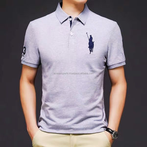 Econex Sports Classic Mens Polo Tees Camisas de algodón de manga corta con logotipo bordado Suministro directo de fábrica - Product Image 1