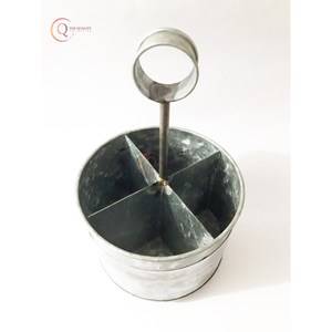 Top vente galvanisé Caddy outil dernière arrivée à la main étagère à épices et couverts porte-verre fantaisie ustensiles de cuisine organisateur de stockage - Product Image 2