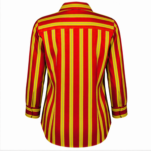 Camisa de Botones NSPDK para Mujer, Camisa Formal de Uso Diario, Camisa Tejida con Cuello, Camisa con Botones Delanteros, Camisa Casual de Vestir - Product Image 3