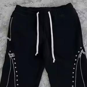 Conjunto de Chándal Deportivo para Hombre, Estampado Puff, Tejido Grueso de 400 g/m², Felpa, Estilo Desgastado - Product Image 5