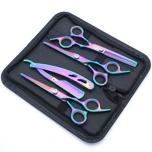 Usine en gros professionnel j2 japonais barbier cheveux ciseaux en acier inoxydable moustache barbe coupe toilettage engrenages ciseaux - Product Image 2