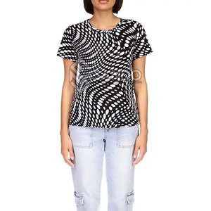 เสื้อยืดสีพื้นแบบซับลิเมชั่น ผ้าฝ้าย 100% ระบายอากาศ แห้งเร็ว เหมาะสำหรับฤดูร้อน ไซส์พลัส เสื้อผ้าลำลองผู้หญิง สวมใส่สบาย - Product Image 1