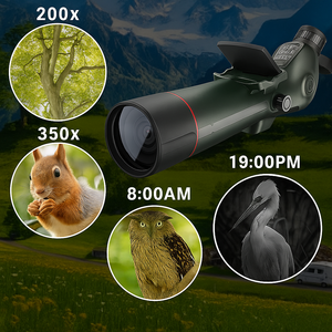 Telescopio monocular con pantalla LCD y trípode, telescopio astronómico portátil de visión clara 350X para exploración de la naturaleza, 1 unidad - Product Image 5