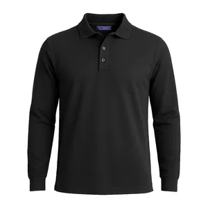 Polo a Maniche Lunghe in Piqué Personalizzata per Merchandising Promozionale - Product Image 2