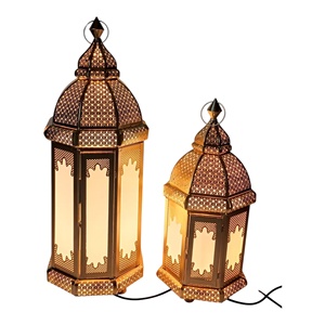 Ramadan Kareem & Eid Mubarak Decoraties 4 Stks Arabisch Gouden Ramadan