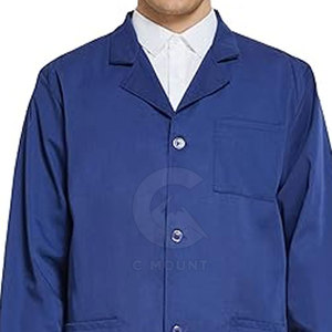 Manteaux de laboratoire 100% coton Vente en gros pour hommes Blouse de laboratoire blanche de haute qualité Blouse blanche d'hôpital personnalisée - Product Image 5