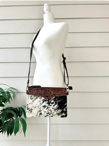 กระเป๋าถือหนังวัวแท้กระเป๋าโท้ทสไตล์ผู้หญิงแฟชั่นพร้อมสายสะพายไหล่ใส่สบายกระเป๋าทรงถังหนังวัวแท้สำหรับผู้หญิง - Product Image 4