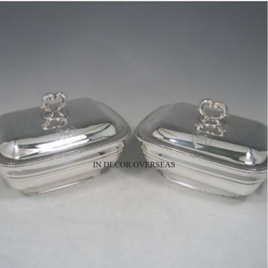 Plat à beurre en or de haute qualité avec couvercle, plateau de service multi-usages Gadgets de cuisine Centre de table Ustensiles de cuisine Dîner - Product Image 5