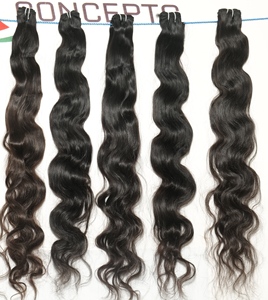 100% extensiones de cabello humano de templo indio sin procesar Tipo de peluca Bodywave virgen Natural sin procesar sin desprendimiento de onda profunda suelta Super Wave - Product Image 3