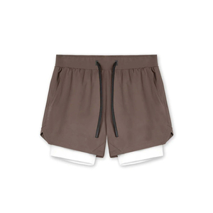 Men's Soft Casual Drawstring Shorts with Elastic Waist Sportswear Ideal for Relaxed Fit and Casual Double <b>Layer</b> shorts For men - Product Image 1