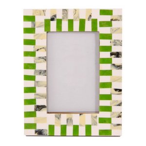 Fashionable <b>Table</b> <b>Top</b> Wooden Rectangular Picture <b>Mirror</b> Frame Hanging Photo Frame Edging in Aesthetic Green Colour - Product Image 1