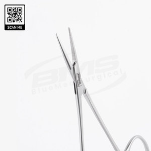 Pinzas Hemostáticas Halsted para Arterias, Rectas, con Mordazas Serradas, Reutilizables, de Acero Inoxidable, Manual, Médico-Quirúrgicas, ISO13485 - Product Image 3