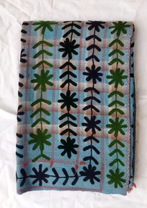 Manta Kantha Vintage al por Mayor, de Varias Capas, con Bordado, Dhurries, Sábana Plana, Ropa de Cama y Prendas para el Hogar, Edredón Rediseñado - Product Image 5