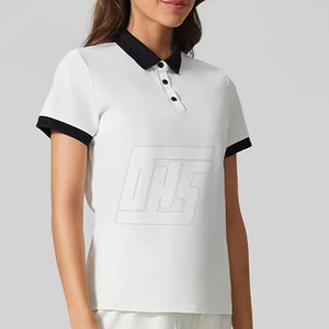 Tenue de golf pour femmes, haut polo et jupe en tissu extensible doux, pour le golf professionnel et les entraînements - Product Image 4