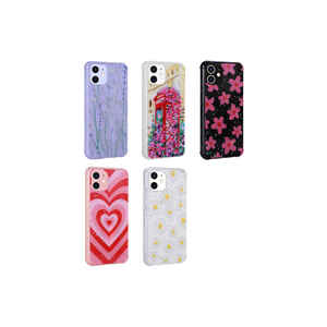 Funda de Silicona de Lujo con Purpurina para iPhone 12, Diseño de Corazón con Acabado Brillante, Protector de Teléfono MSRA Popy, Cubierta de Protección para Cámara - Product Image 2