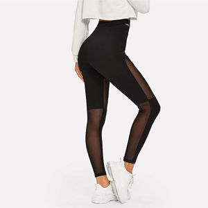 Services OEM Leggings mi-longs pour femmes, coupe slim, unis, couleur unie, haute qualité, extensibles, respirants, séchage rapide, vêtements de sport et de fitness - Product Image 6
