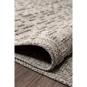 Tapis d'intérieur Netline Home, durable, gris, kilim, tissage plat, BR005, 80x150cm, fibres synthétiques pour chambre à coucher, bureau, chambre d'enfant - Product Image 5