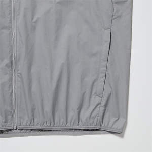 Veste en toile imperméable pour homme, à capuche, fermeture éclair intégrale, tissu respirant, coupe-vent, imperméable, logo avant, usage quotidien en plein air - Product Image 4