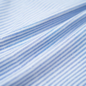 Custom Logo Summer Beach <b>Shorts</b> for <b>Men</b> Women Pastel Striped Breathable Oxford Cotton Embroidered Streetwear Style Made Vietnam - Product Image 2