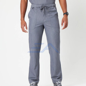 Pantalon médical droit respirant et durable en coton/polyester avec détection d'aiguille, taille ajustable, haute qualité, prix bas - Product Image 3