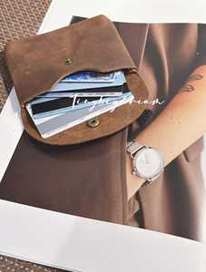 กระเป๋าใส่เหรียญทำจากหนังดีงามสำหรับผู้ชายและผู้หญิงกระเป๋าหนังใบเล็กสำหรับเปลี่ยนโลโก้ตามสั่ง - Product Image 5