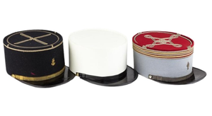 Chapeau français gris de qualité supérieure avec forme de béret classique pour les généraux français de la mode de tous les jours - Product Image 5