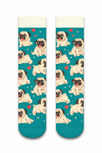 Chaussettes à motif de dessin animé amusant, design original et coloré, mélange de coton, unisexe, chaussettes décontractées, vente en gros, OEM personnalisé - Product Image 5