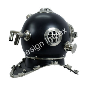 Casque de plongée décoratif bleu pour table de salon, artisanat pour la décoration - Product Image 4