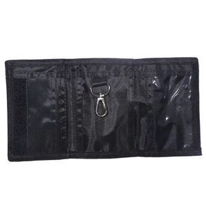 Unisex Trifold <b>Wallet</b> with <b>Lanyard</b> Portable Design Bow Pattern Nylon Lining for Daily Use - Product Image 3