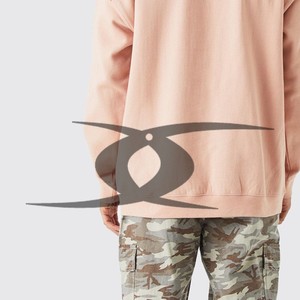 Sweat-shirt à col rond en coton personnalisable pour homme Pull-over d'hiver chaud avec sweat-shirt thermique en crochet en éponge française - Product Image 6