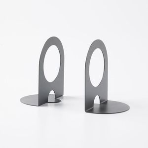 Porte-livres en aluminium au design moderne, motifs uniques, artisanat métallique, design personnalisé pour organiser les livres, améliorer la maison/le bureau - Product Image 3