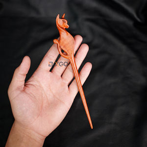 Premium Vietnam Venta al por mayor Natural Buffalo Horn Cat Hair Styling Stick Accesorios de moda para mujeres - Product Image 3