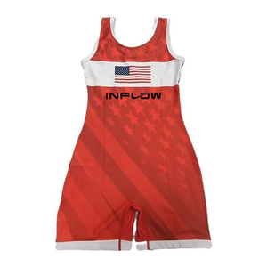 Singlet de lutte Logo personnalisé Unisexe Stretch Durable Séchage rapide Respirant Recyclable Poids léger - Product Image 1