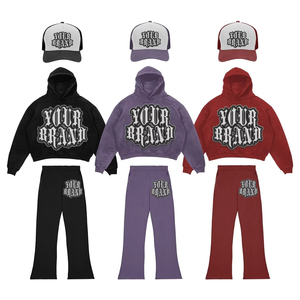 Ensemble de survêtement à capuche pour bébés garçons, 100% coton, décontracté, tendance, deux pièces, vêtements de sport, respirant, léger, tenue chaude d'hiver pour enfants - Product Image 6