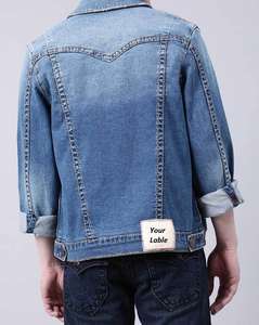 Chaqueta Vaquera de Lona Personalizada con Logotipo, Estilo Urbano, para Hombre, Servicio OEM, Resistente al Viento, Secado Rápido, la Mejor Calidad - Product Image 4